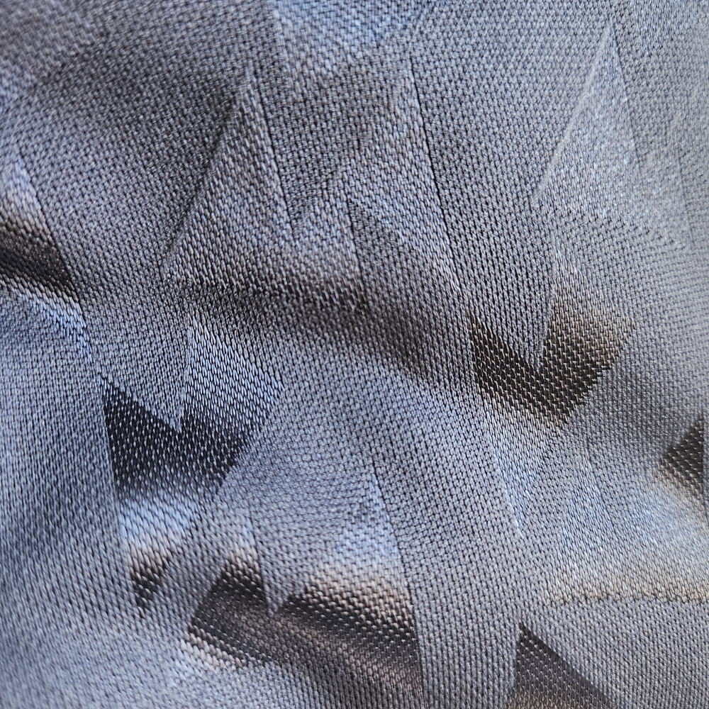 Fabric Geometric Patterned Navy Blue 3 Yards X 52" Medium Weight